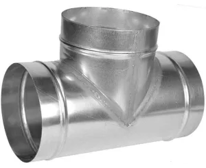 Тройник 125 125 из оцинкованной стали Тройник 125 125 из оцинкованной стали