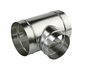 Тройник 125 100 из оцинкованной стали Тройник 125 100 из оцинкованной стали