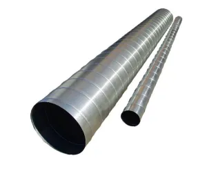 Воздуховод ф125 L 3м спирально навивной из оцинкованной стали 0,5 мм Воздуховод ф125 L 3м спирально навивной из оцинкованной стали 0,5 мм