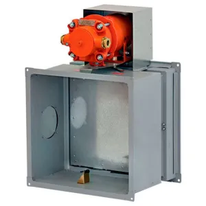 Противопожарный клапан КЛОП-1В 90 НО с приводом MB 24/220