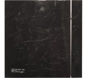 Вентилятор вытяжной Silent 100 CRZ Marble Black Design 4C Вентилятор вытяжной Silent 100 CRZ Marble Black Design 4C