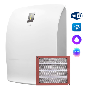Очиститель воздуха приточный Ballu ONEAIR ASP-200SP с нагревательным элементом Очиститель воздуха приточный Ballu ONEAIR ASP-200SP с нагревательным элементом