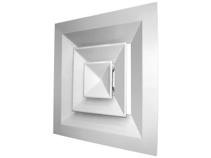 Потолочная алюминиевая решетка SHUFT 4 CA 600x600