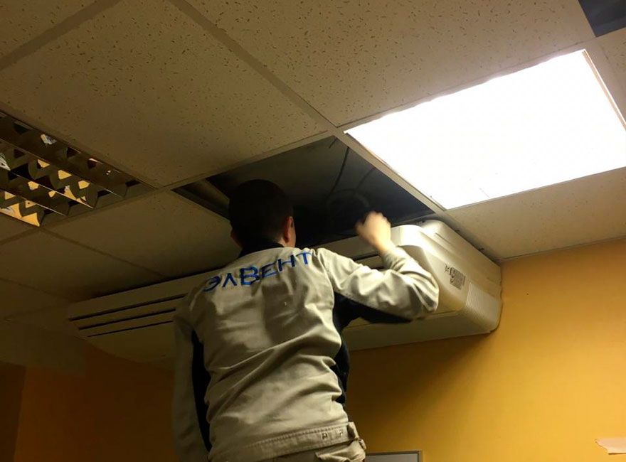 Установка сплит-систем на объекте ЛСР Установка сплит-систем на объекте ЛСР