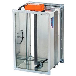 Противопожарный клапан КЛОП-2 90 НЗ с приводом MBE 24/220