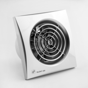 Вентилятор вытяжной Silent 200 CRZ Silver (с таймером) Вентилятор вытяжной Silent 200 CRZ Silver (с таймером)