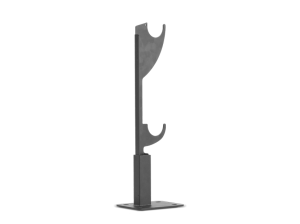 Напольный кронштейн Pianoforte 200, серебристый