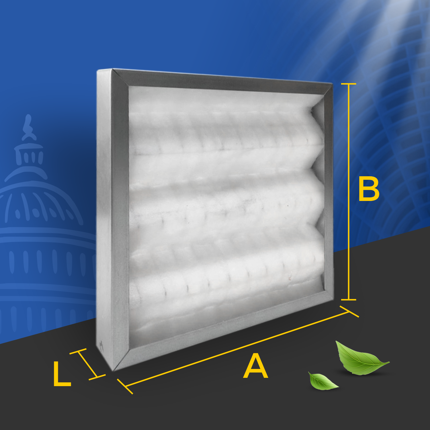 Фильтр воздушный кассетный ФВКас-500-300-48-G4 Фильтр воздушный кассетный ФВКас-500-300-48-G4