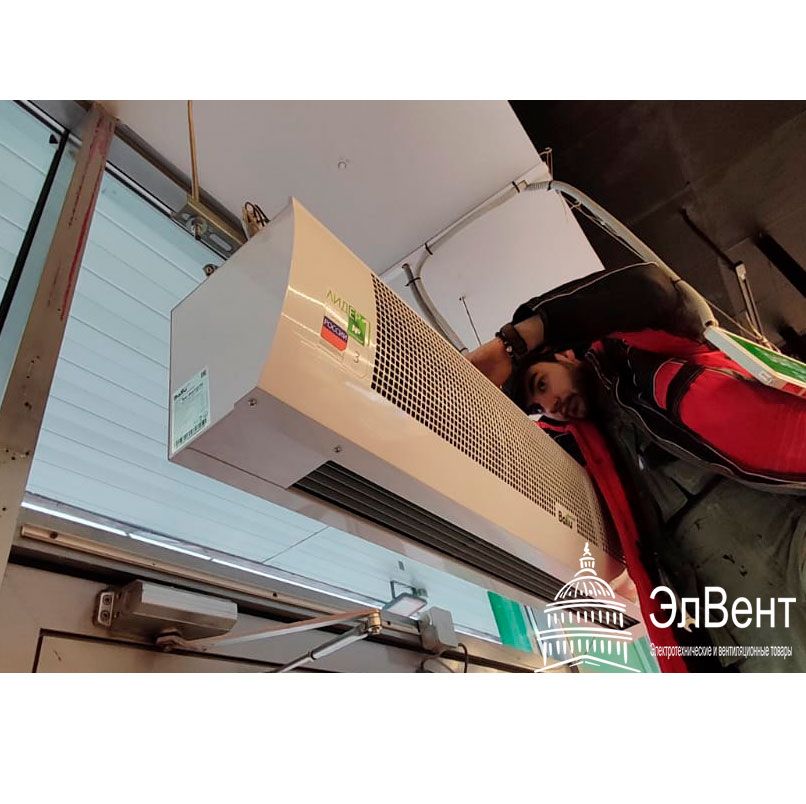 Четыре Лапы Монтаж тепловой завесы Четыре Лапы Монтаж тепловой завесы