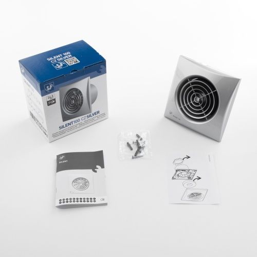 Накладной вентилятор SILENT-100 CZ SILVER