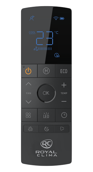 Внутренний блок мульти сплит-системы ROYAL CLIMA серии MULTI FLEXI VENTURO NERO Inverter RCI-VT12HN